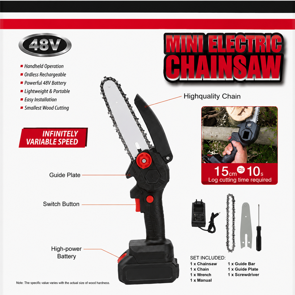 Portable Cordless Chainsaw