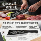 Dragon Knife For Meat & Vegetable Cutting
