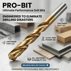 13-Piece Heavy-Duty Alloy Drill Bit Set – Tough & Durable
